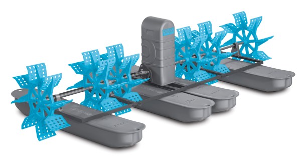 Aireador Sagar 3HP paddle wheel